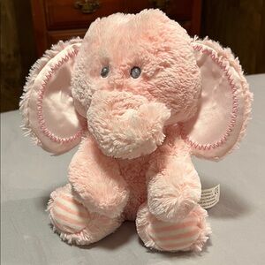 Adorable Pink Plush Elephant Toy